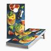 Skip's Garage Summer Citrus Cocktail 2x4 Cornhole Boards - All Weather Bags - Include Case + Score Combo view 1