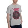 Baby&Metal Band Mens Tee Fashion Short Sleeve Sports Gym Workout Crewneck Gray T Shirt Large view 2