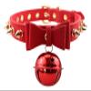 AKYLDI Gothic Necklace Adjustable Size Neck Accessories Bow-Knot Choker Punk Rivets Collar (Color : Red) view 1