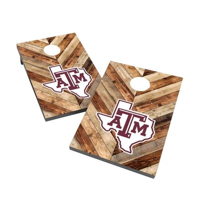 Texas A&M Cornhole Boards, 2x4 Bag Toss Cornhole Set, Officially Licensed Cornhole Boards, Comes with (2) Boards & (8) Bags