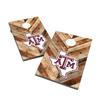 Texas A&M Cornhole Boards, 2x4 Bag Toss Cornhole Set, Officially Licensed Cornhole Boards, Comes with (2) Boards & (8) Bags view 1
