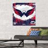 Trends International NHL Washington Capitals - Maximalist Logo 23 Wall Poster, 34L x 22.4W, Unframed Version view 2
