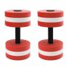 for Men Women Kids, 2 PCS EVA Water Weights Aquatics Dumbbells for Pool Exercise Set, Water Aerobics, Aquas Care, Pool Fitness, Water Exercise(red) view 1
