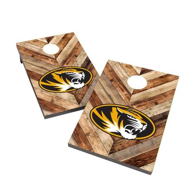 Missouri Cornhole Boards, 2x4 Bag Toss Cornhole Set, Officially Licensed Cornhole Boards, Comes with (2) Boards & (8) Bags