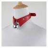AKYLDI PU Leather Collar Gothic Necklace Neck Accessories Adjustable Size Punk Bell Choker (Color : Red) view 2