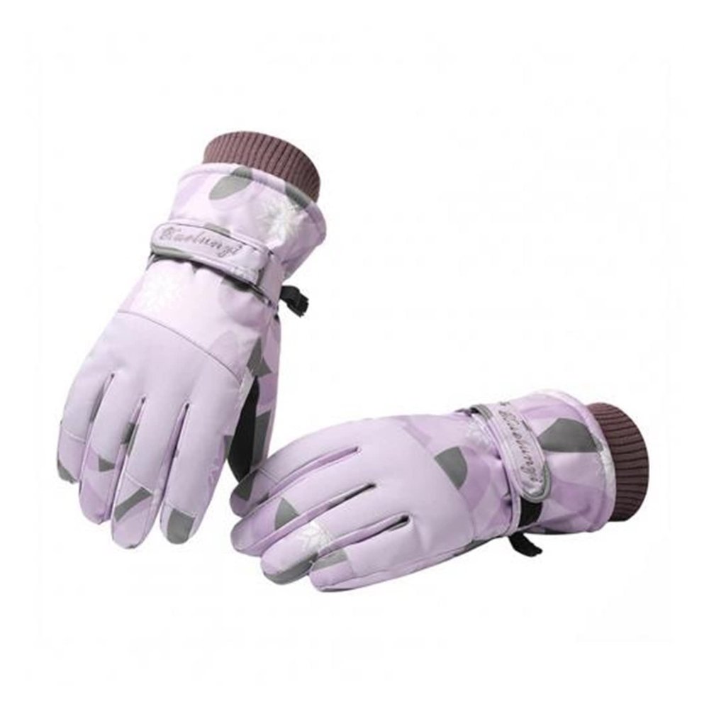 Waterproof Touchscreen Ski Gloves 1 Pair Women Gloves 2-in-1 Lightweight Screen Touch Available Winter Sport Women Mittens Ski Gloves for Bicycle Windproof Extreme Cold Weather Thermal Winter ( Color