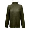 Amazon Warehouse Women's Turtleneck Sweaters Slouchy Knit Chunky Sweater Fall Winter Fashion Cable Weaving Long Sleeve Pullover Womens Christmas Sweater Army Green S view 3