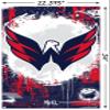 Trends International NHL Washington Capitals - Maximalist Logo 23 Wall Poster, 22.37" x 34.00", Poster & Push Pin Bundle view 3