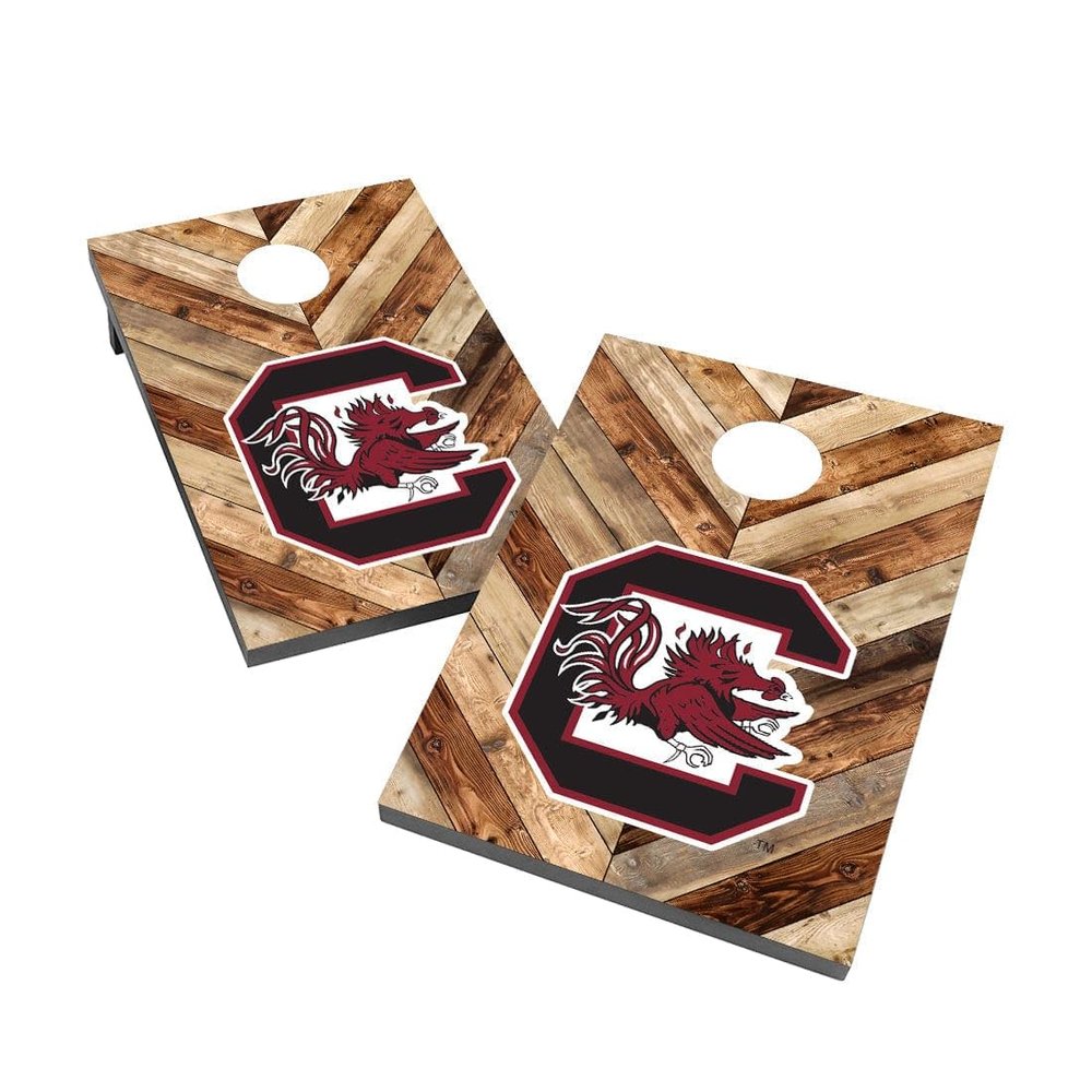 South Carolina Cornhole Boards, 2x4 Bag Toss Cornhole Set, Officially Licensed Cornhole Boards, Comes with (2) Boards & (8) Bags