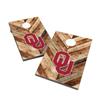 Oklahoma Cornhole Boards, 2x4 Bag Toss Cornhole Set, Officially Licensed Cornhole Boards, Comes with (2) Boards & (8) Bags view 1