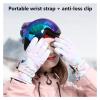 Waterproof Touchscreen Ski Gloves 1 Pair Women Gloves 2-in-1 Lightweight Screen Touch Available Winter Sport Women Mittens Ski Gloves for Bicycle Windproof Extreme Cold Weather Thermal Winter ( Color view 3