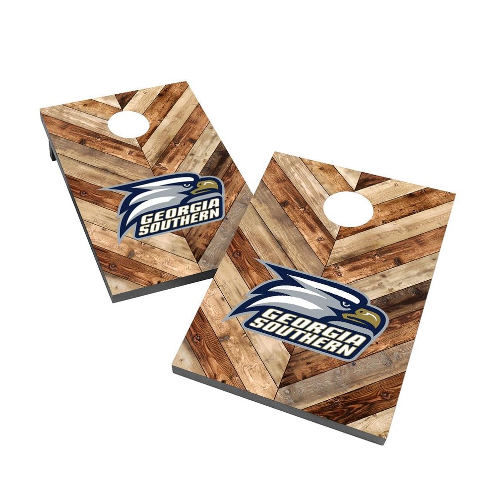 Georgia Southern Cornhole Boards, 2x4 Bag Toss Cornhole Set, Officially Licensed Cornhole Boards, Comes with (2) Boards, (8) Bags & (1) Carry Case