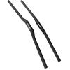 AleGuLu 31.8mm Mountain Bike Handlebar T700 Full Carbon Fiber Handlebar Length 600-760mm Suitable for Mountain Bikes and Road Bikes,Curved,740mm view 3