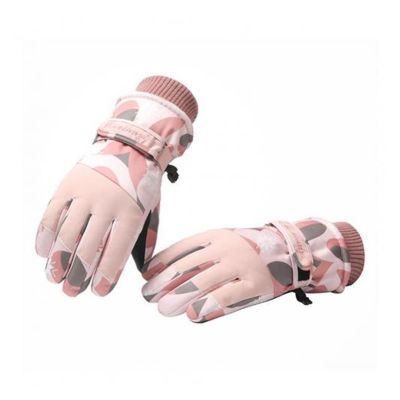 Waterproof Touchscreen Ski Gloves 1 Pair Women Gloves 2-in-1 Lightweight Screen Touch Available Winter Sport Women Mittens Ski Gloves for Bicycle Windproof Extreme Cold Weather Thermal Winter ( Color