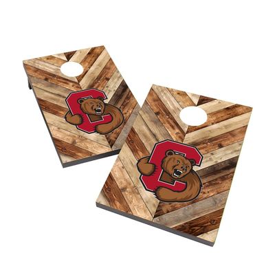 Cornell Cornhole Boards, 2x4 Bag Toss Cornhole Set, Officially Licensed Cornhole Boards, Comes with (2) Boards, (8) Bags & LED Hole Lights