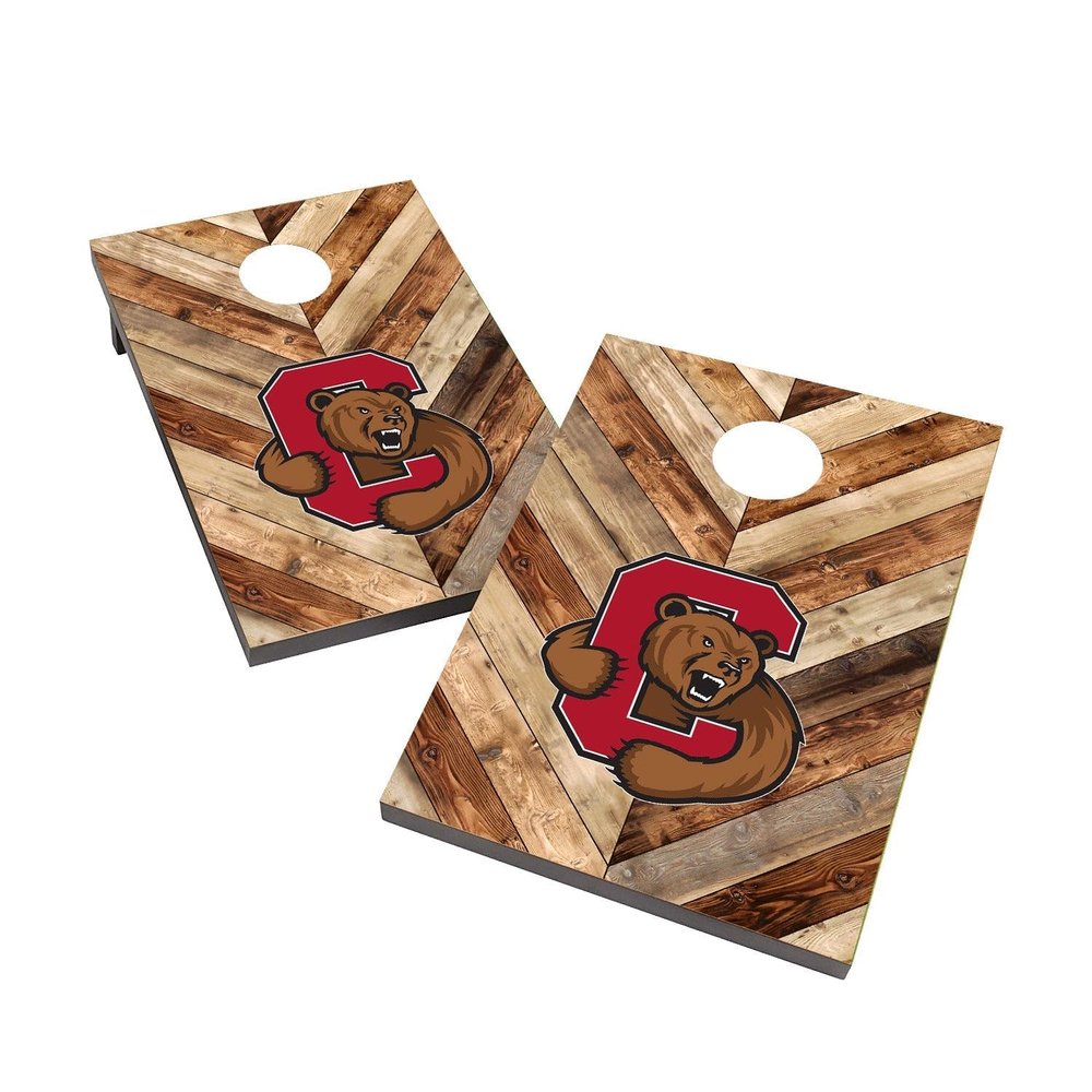Cornell Cornhole Boards, 2x4 Bag Toss Cornhole Set, Officially Licensed Cornhole Boards, Comes with (2) Boards, (8) Bags & LED Hole Lights