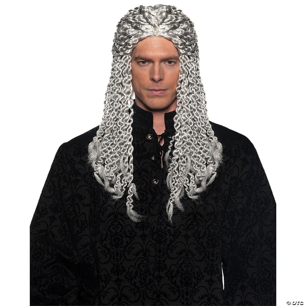 UNDERWRAPS UR30770OS Wig Dreads Silver Costume Accessory - One Size