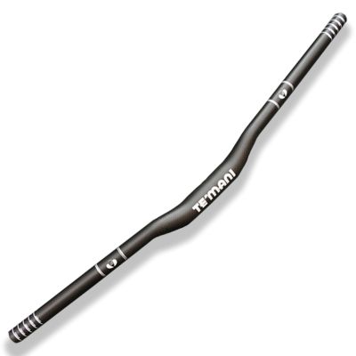 AleGuLu 31.8mm Mountain Bike Handlebar T700 Full Carbon Fiber Handlebar Length 600-760mm Suitable for Mountain Bikes and Road Bikes,Curved,660m
