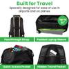COR Surf Travel Backpack Carry On Backpack for Airplanes - Travel Backpack with Clamshell Design The Island Hopper - 40L Green view 2