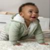 Simple Joys by Carter's unisex-baby Hooded Sweater Jacket with Sherpa Lining, Green, 6-9 Months view 2
