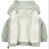 Simple Joys by Carter's unisex-baby Hooded Sweater Jacket with Sherpa Lining, Green, 6-9 Months view 3