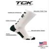 TCK Michigan State Spartans Socks Baseline Crew (Green/White, Medium) view 4