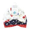 Hudson Baby Baby Girls Turban Cotton Headwraps, Wildflower, One Size view 2
