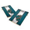Coastal Carolina Cornhole Boards, 2x4 Solid Wood Corn Hole Set, Officially Licensed Cornhole Boards, Comes with (2) Boards & (8) Bags view 1