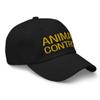 RIVEMUG Animal Control Embroidered Cap Curved Bill Relaxed Fit Low Crown Adjustable Dad Hat Black view 3