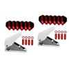 BESPORTBLE 38pcs Dart Accessory Set with Flight Protectors Tools for Beginners and Family Fun Includes Flights Shaft