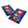 Kansas Cornhole Boards, 2x4 Solid Wood Corn Hole Set, Officially Licensed Cornhole Boards, Comes with (2) Boards, (8) Bags & LED Hole Lights view 1