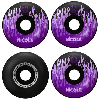Spitfire Formula Four 99D Hause Kitted Radial Skateboard Wheels - Black
