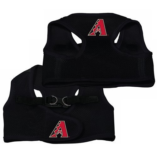 Arizona Diamondbacks Mesh Vest Dog Harness - Medium Vest Girth 16"-20"