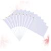 Didiseaon 60pcs White Hand- Referee Flags for Sports Events Lightweight Waving Banners for Racing Fans Easy Assembly Commanding Flags for Parties and Community Gatherings view 2
