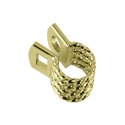 Lowrider Bike Twisted Seatpost Clamp W/Bolt Outer Diameter 22.2mm 595 Gold.