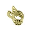 Lowrider Bike Twisted Seatpost Clamp W/Bolt Outer Diameter 22.2mm 595 Gold. view 1