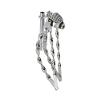 Lowrider Bike 12 Bent Flat Twisted Spring Fork 1 Inch Chrome. view 1