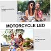 VICASKY 6pcs Round Led Tail Light Reflectors for Motorcycles High-brightness Brake Lamp Compatible Motorbike Atv Safety Lighting view 3