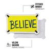 Believe Sign Funny Patches - Coach Lasso Merchandise, PVC Rubber Morale Patch | AFC Richmond, Be A Goldfish | Motivational Patches for Backpacks, Vest, Dog Harness | Hook and Loop view 4