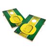 Oregon Cornhole Boards, 2x4 Solid Wood Corn Hole Set, Officially Licensed Cornhole Boards, Comes with (2) Boards, (8) Bags & LED Hole Lights view 1