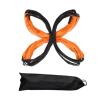 Agility Ladder Speed Ladder Staircase Instant Set up Foldable Training Equipment Agility Training Ladder for Foot Exercise, Orange view 3