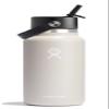 Hydro Flask Water Bottle - Insulated Stainless Steel - Wide Straw Lid, Non Spill, Leakproof in 32 Oz Oat Tan view 1