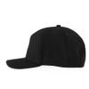 Gilbert Snapback Hat for Boys & Girls | Youth 5-Panel Blank Cap (Ages 4-12) | Breathable & Lightweight with Curved Bill Kids Hat (Black) view 2