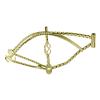 Lowrider Bike 20 Cage Twisted Frame Gold. view 1