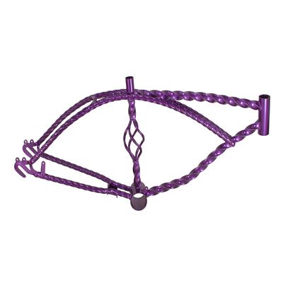Lowrider Bike 20 Cage Twisted Frame Purple.