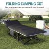 Mopaicot Camping Cot for Adults, Folding Bed with Comfortable Cushion, Tent Portable Sleeping Bed with Carry Bag for Camp, Office Use, Outdoor, Traveling Supports 450 lbs view 2