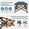 Mopaicot Camping Cot for Adults, Folding Bed with Comfortable Cushion, Tent Portable Sleeping Bed with Carry Bag for Camp, Office Use, Outdoor, Traveling Supports 450 lbs view 4
