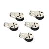 INLIMA Pulley 5PCS Stainless Steel Pulley Nylon Blocks Rope Marine Hardware for Kayak Canoe Boat Anchor Trolley Kit Rope view 1