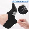 Toes Home No Show Socks Womens Cushioned Low Cut Athletic Hidden Liner Socks for Sneakers Footies Ankle Sports Invisible Running Socks 6 Pairs Black Size 9-11 view 4