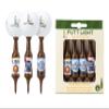 Putt Light Beer Bottle Golf Tees, Virtually Unbreakable and Recyclable Plastic Golf Tee 6 Pack, Golf Gift for Men, Bachelor Party Novelty Gift, for Golfers,3-1/4" Tall (Variety Pack #2) view 1
